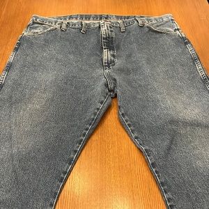 Wrangler Men’s Heavyweight Jeans Stonewashed Cowboy Cut Original Fit
